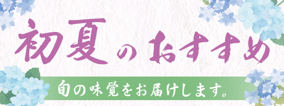 初夏のおすすめ